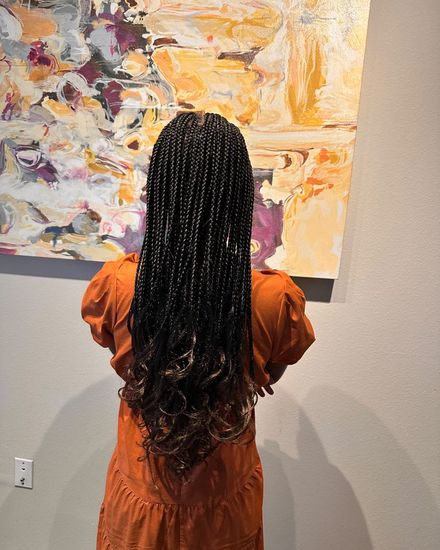 Micro Braids by TEL Hair Braiding, Garland TX