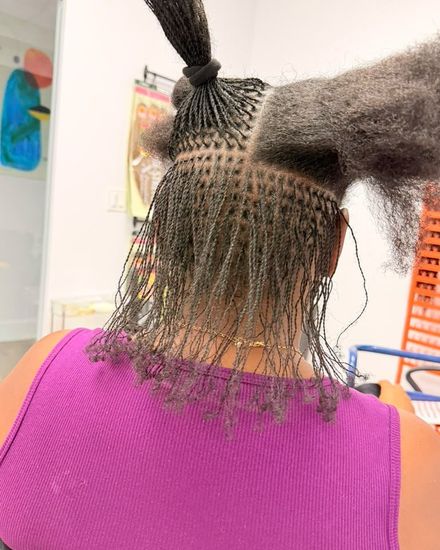 Braiding in progress at TEL